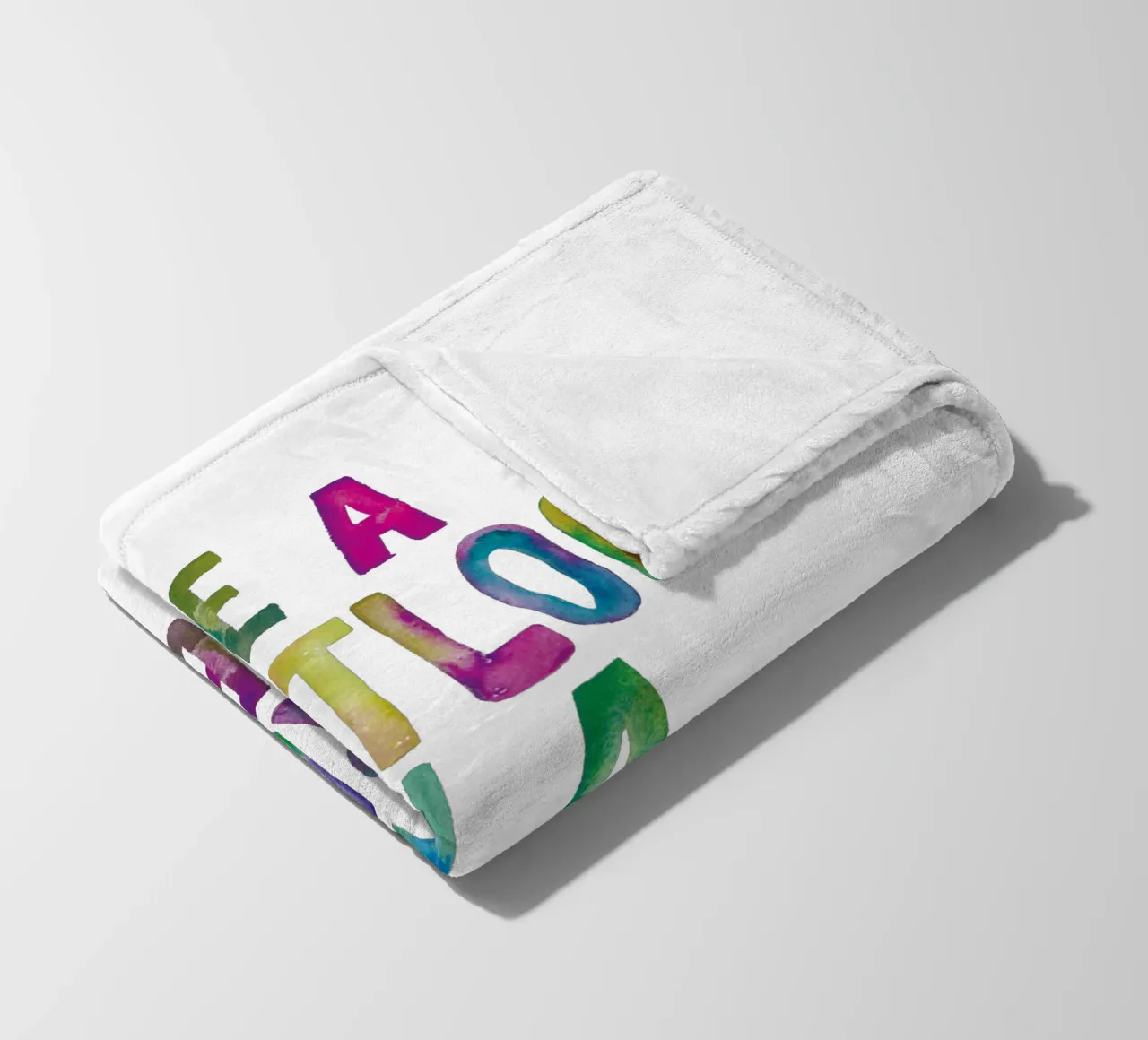 Essere un Fruitloop in un mondo di Cheerios coperta in pile da THE MOTIVATED TYPE