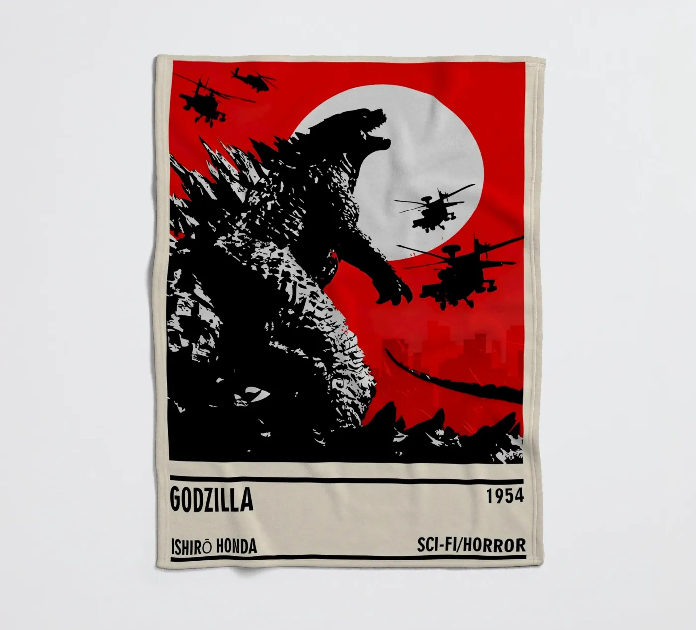 Godzilla Fleecedecke von TheArtstudio