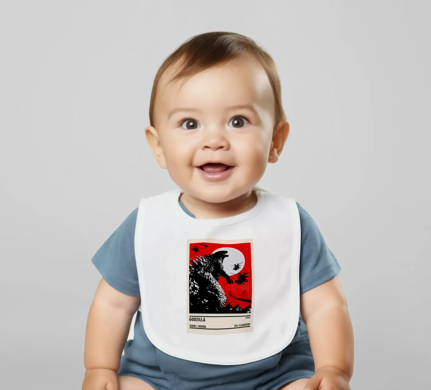 Godzilla Babylätzchen von TheArtstudio