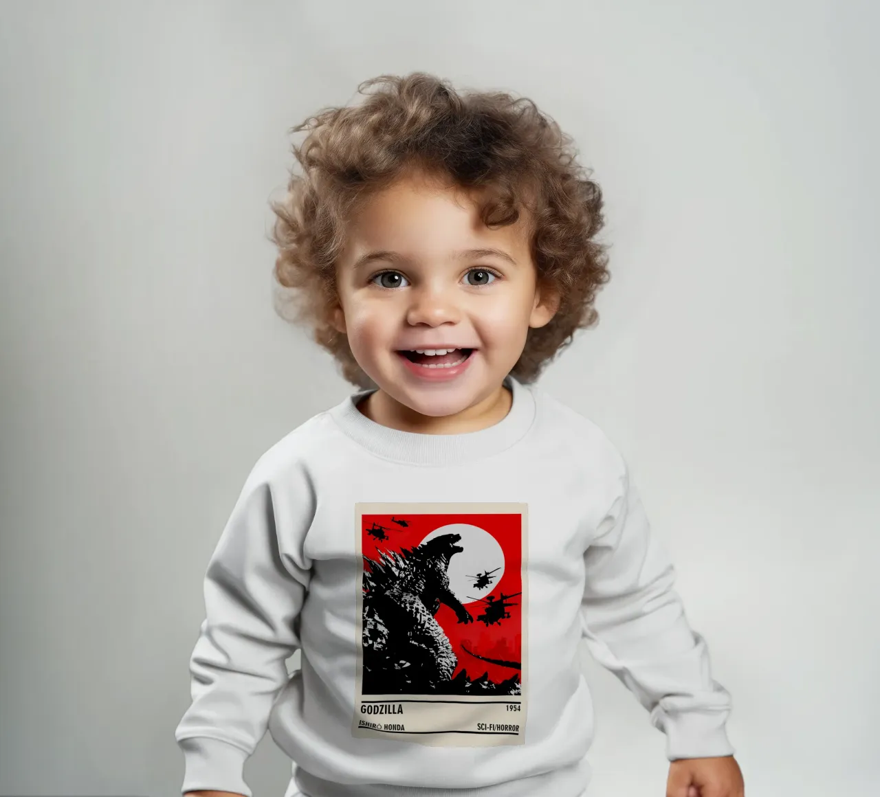 Godzilla felpa neonato da TheArtstudio