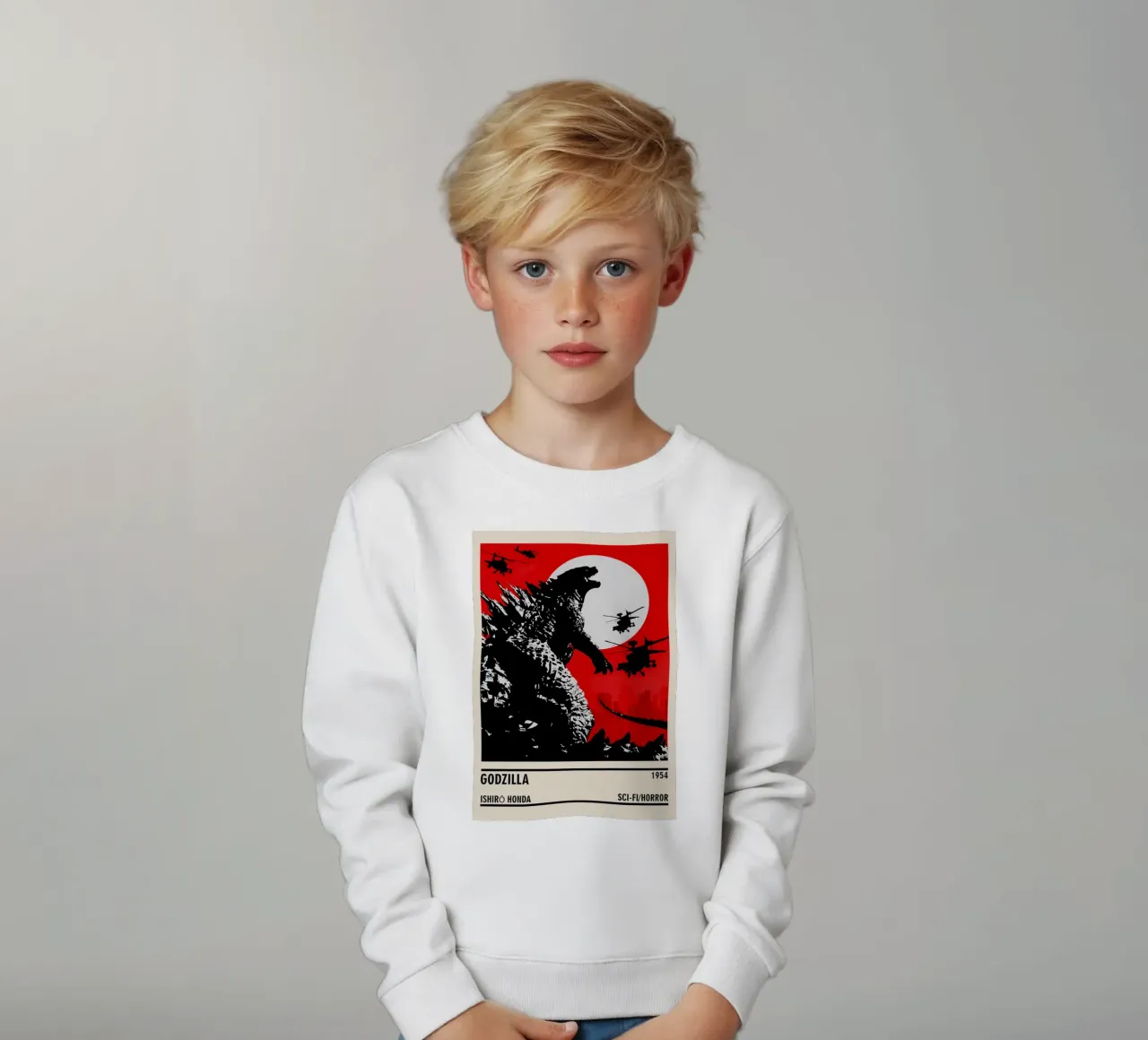 Godzilla felpa bambino da TheArtstudio