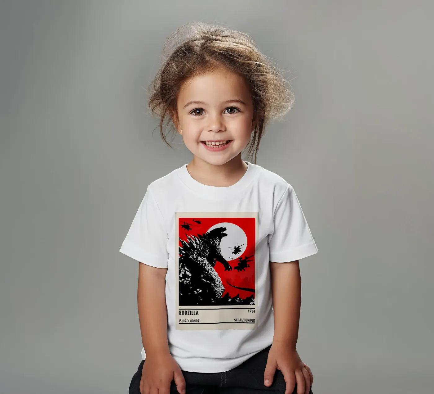 Godzilla kinder t-shirt van TheArtstudio