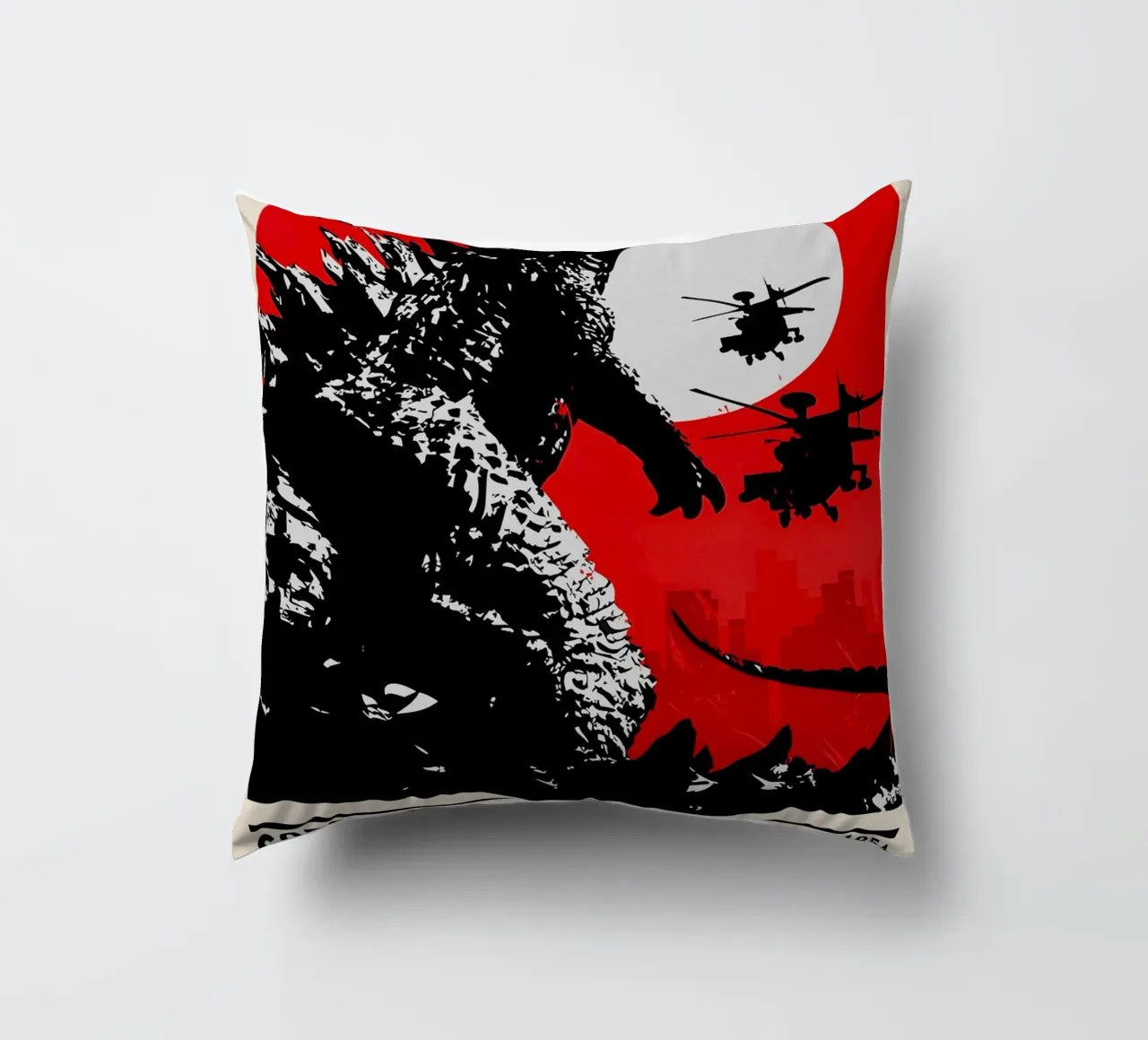 Godzilla cuscino da TheArtstudio