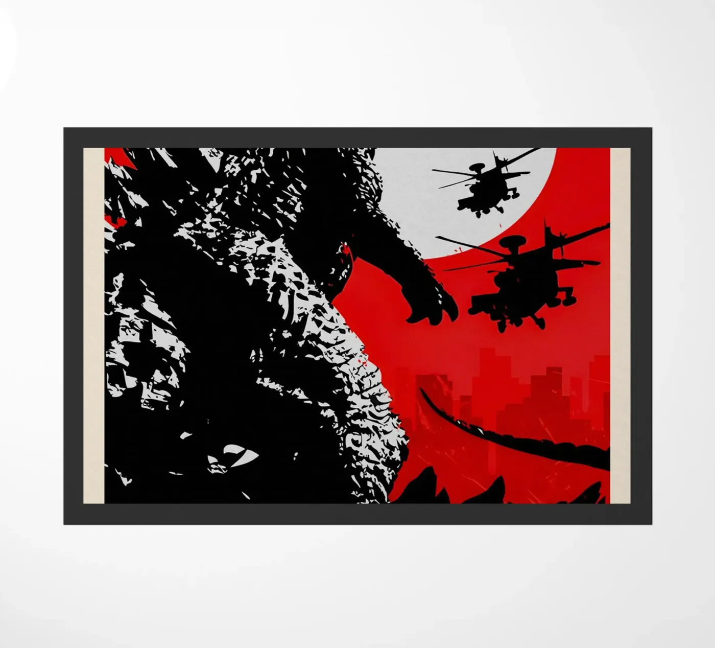 Godzilla deurmat van TheArtstudio