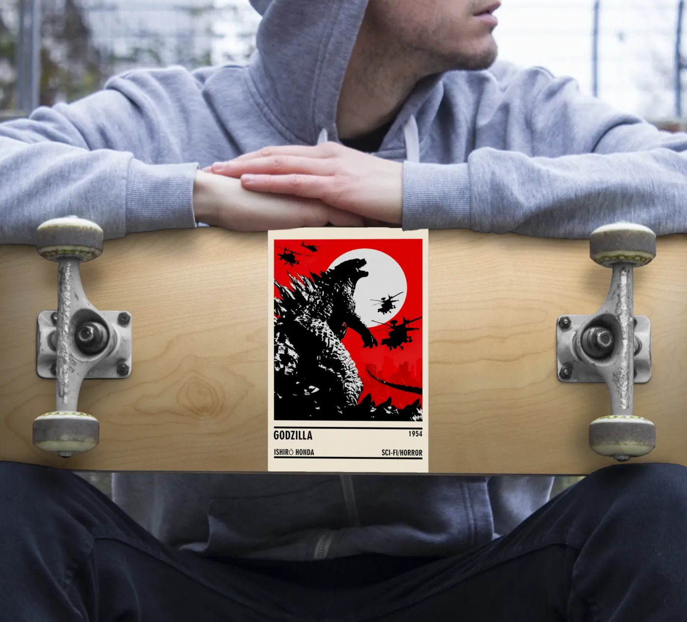Godzilla sticker van TheArtstudio