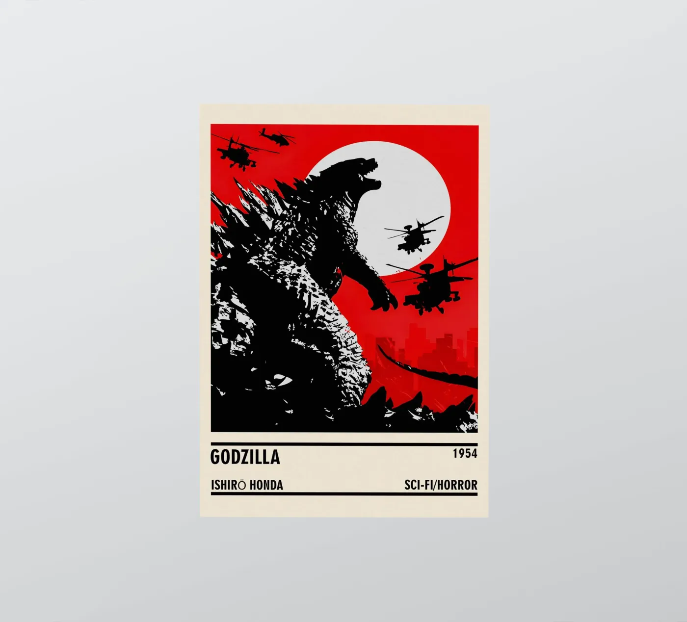 Godzilla sticker van TheArtstudio