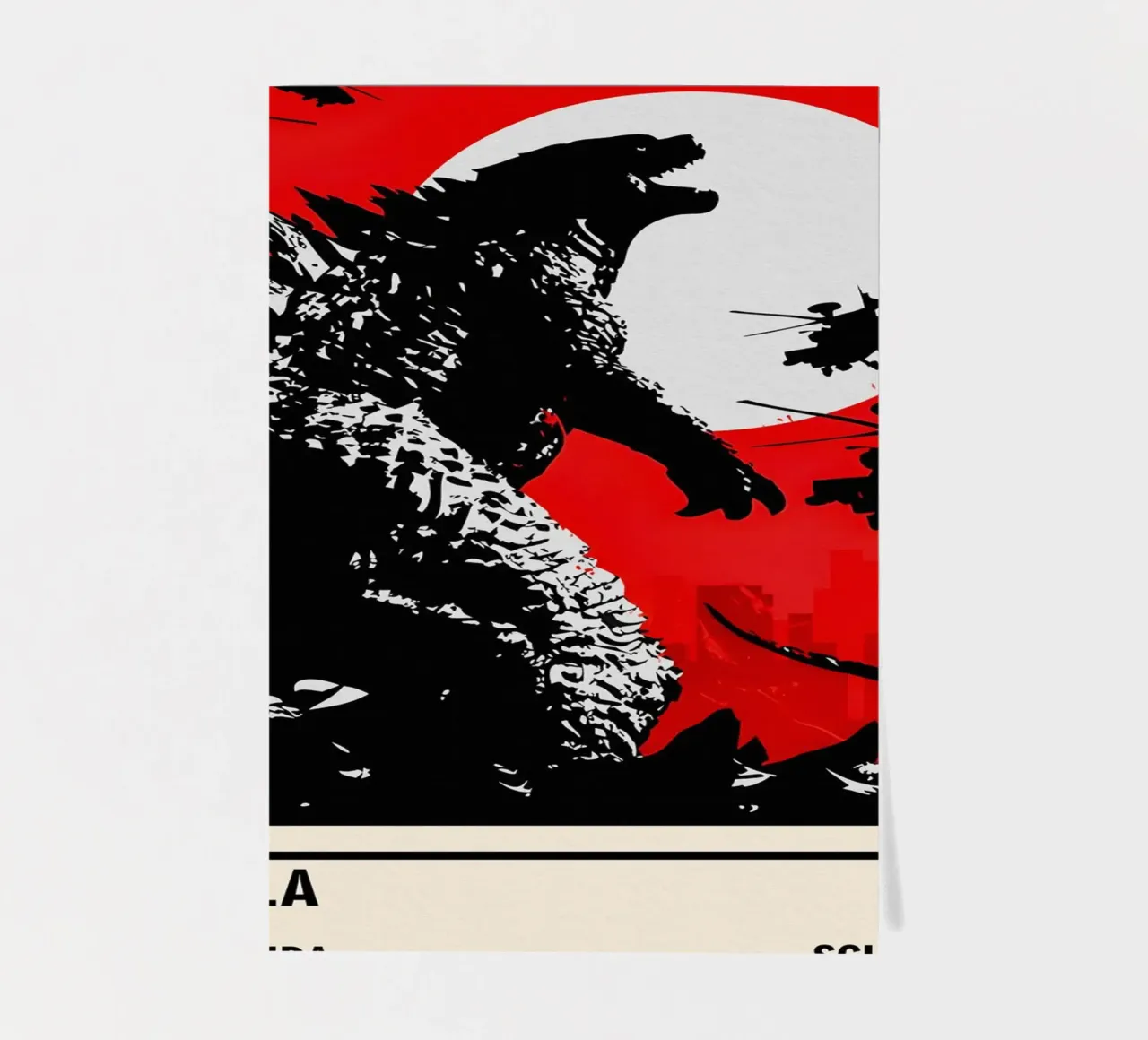 Godzilla sticker sheet by TheArtstudio