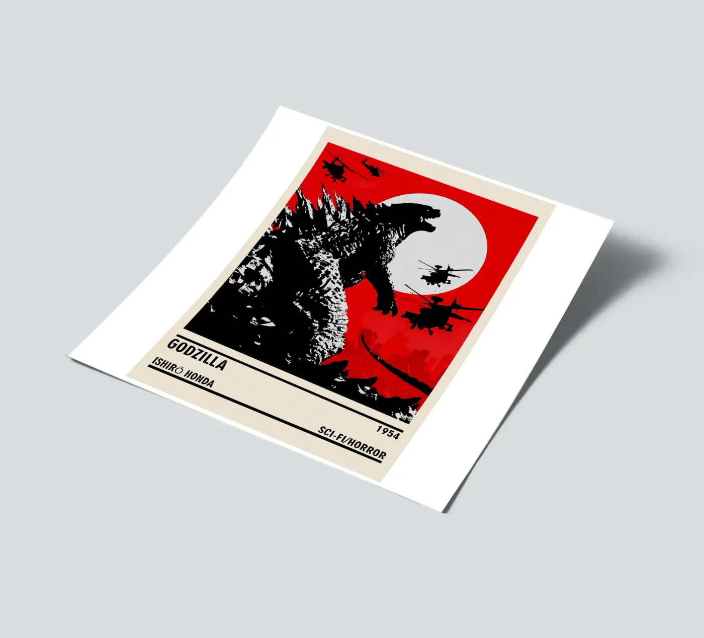 Godzilla sticker sheet by TheArtstudio