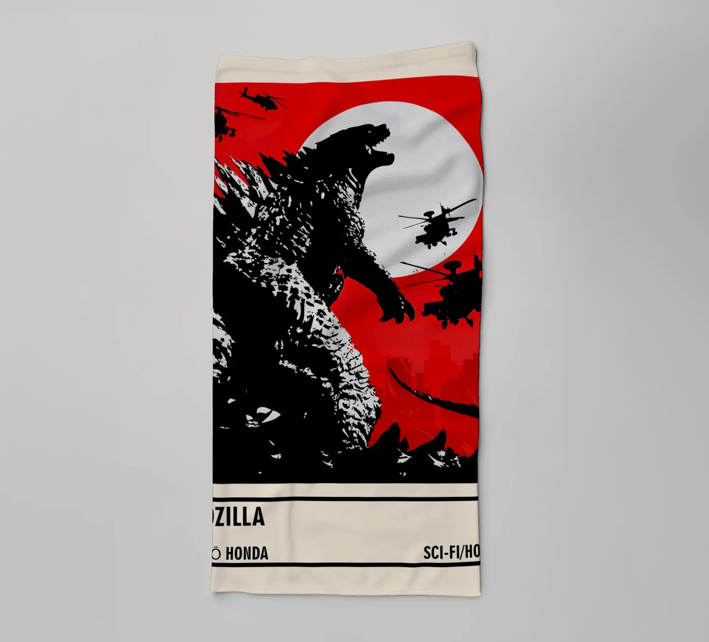 Godzilla badhanddoek van TheArtstudio