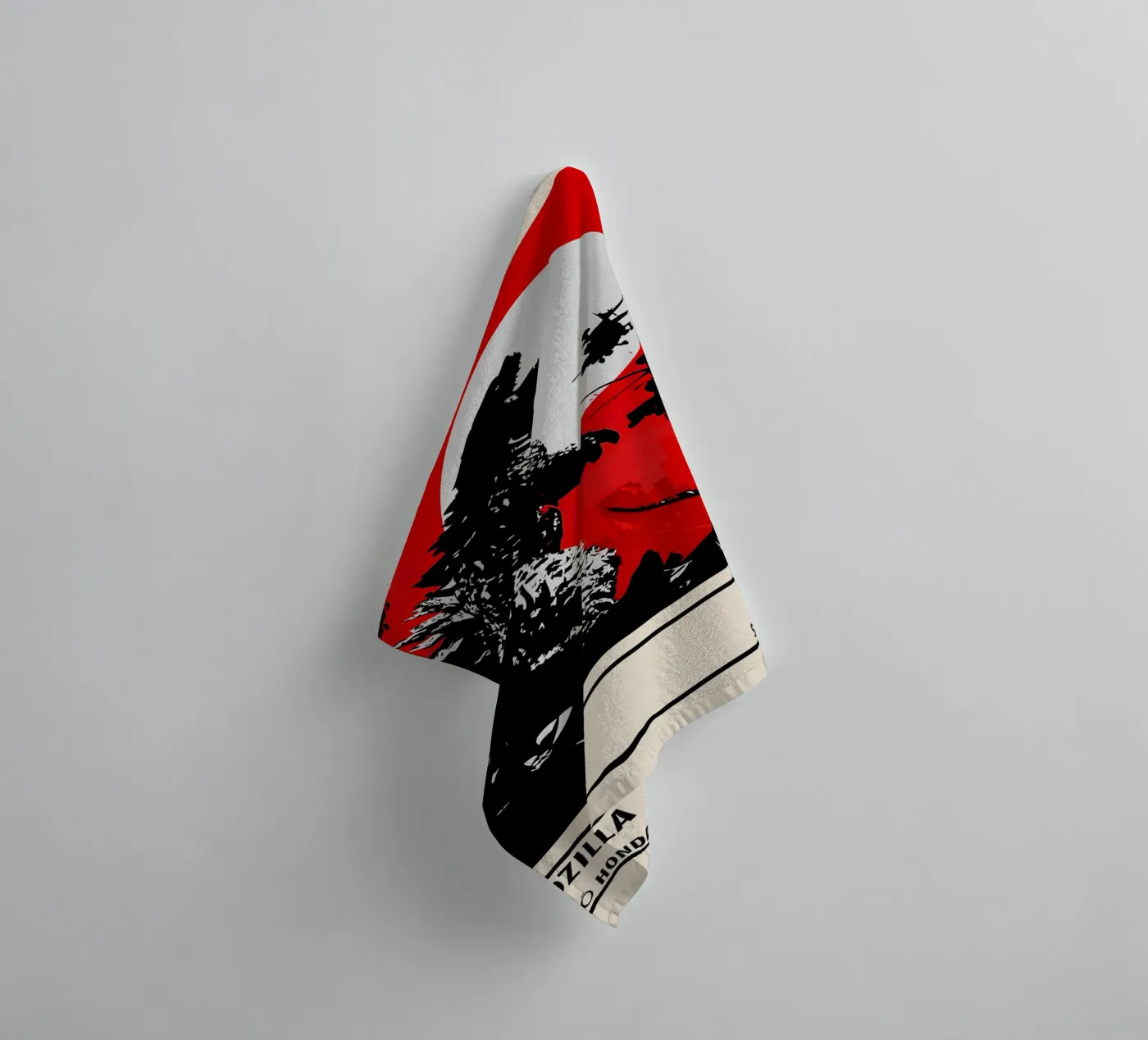 Godzilla badhanddoek van TheArtstudio