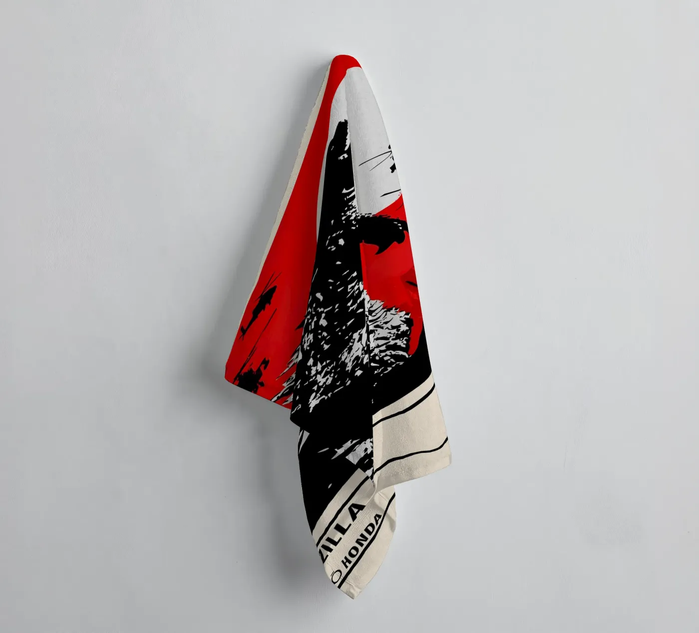Godzilla badhanddoek van TheArtstudio
