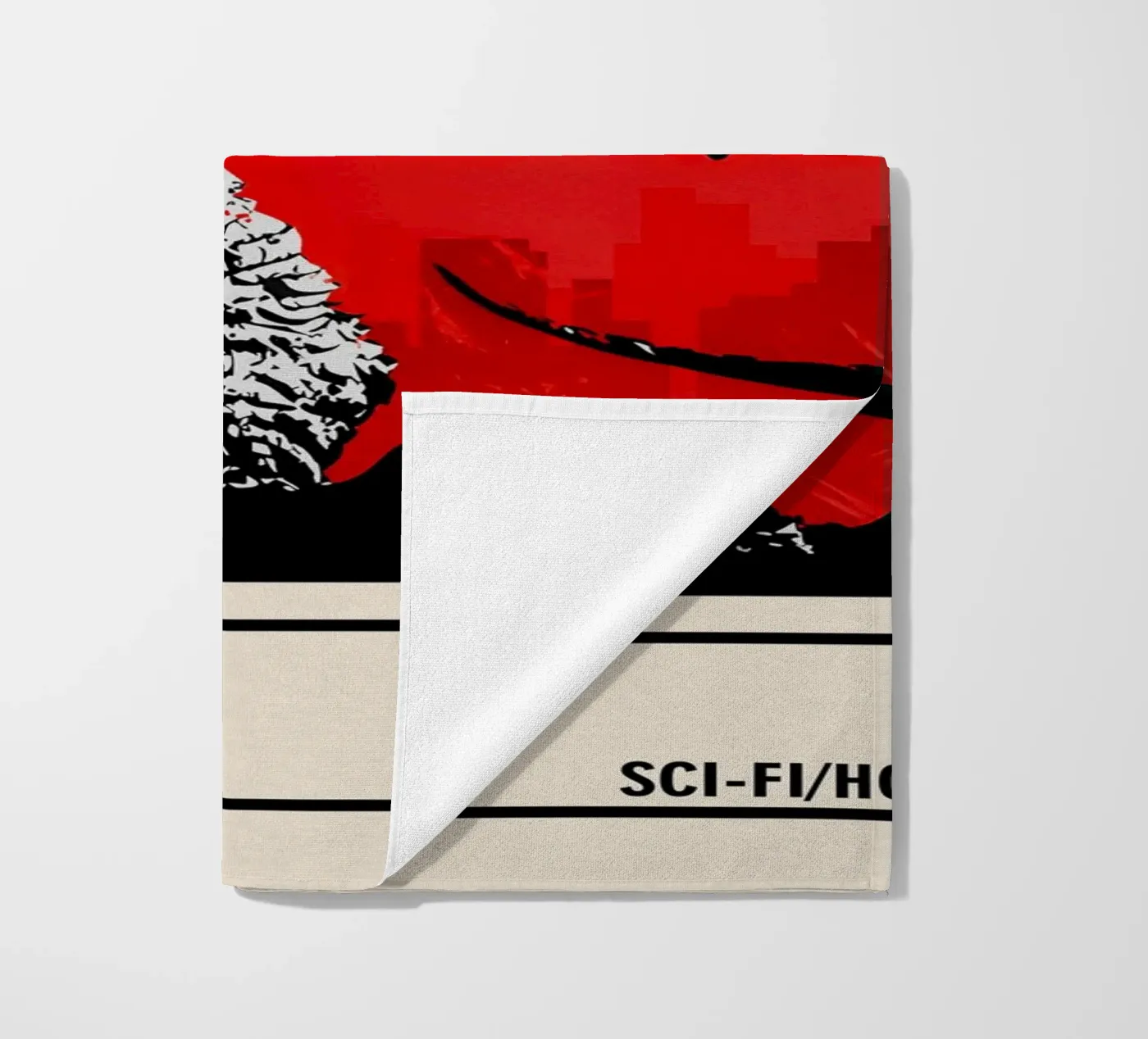 Godzilla beach towel by TheArtstudio