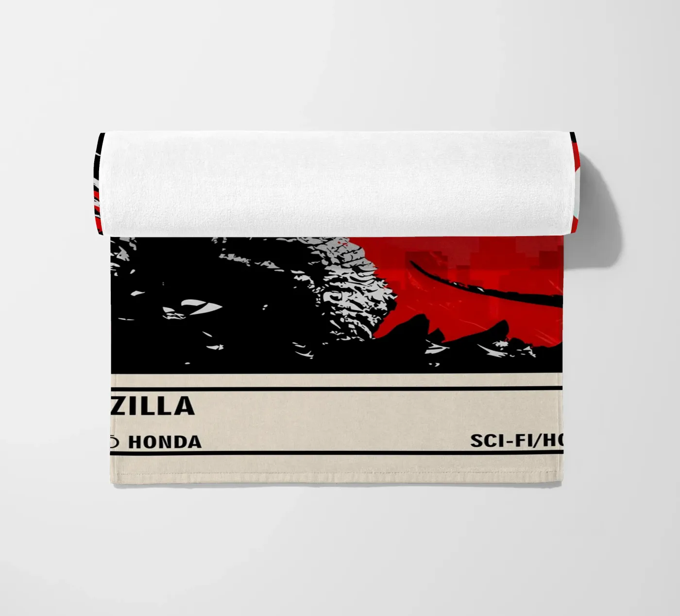 Godzilla beach towel by TheArtstudio