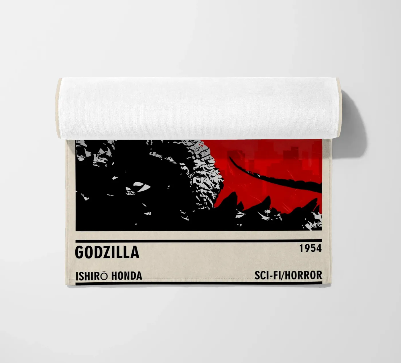 Godzilla beach towel by TheArtstudio