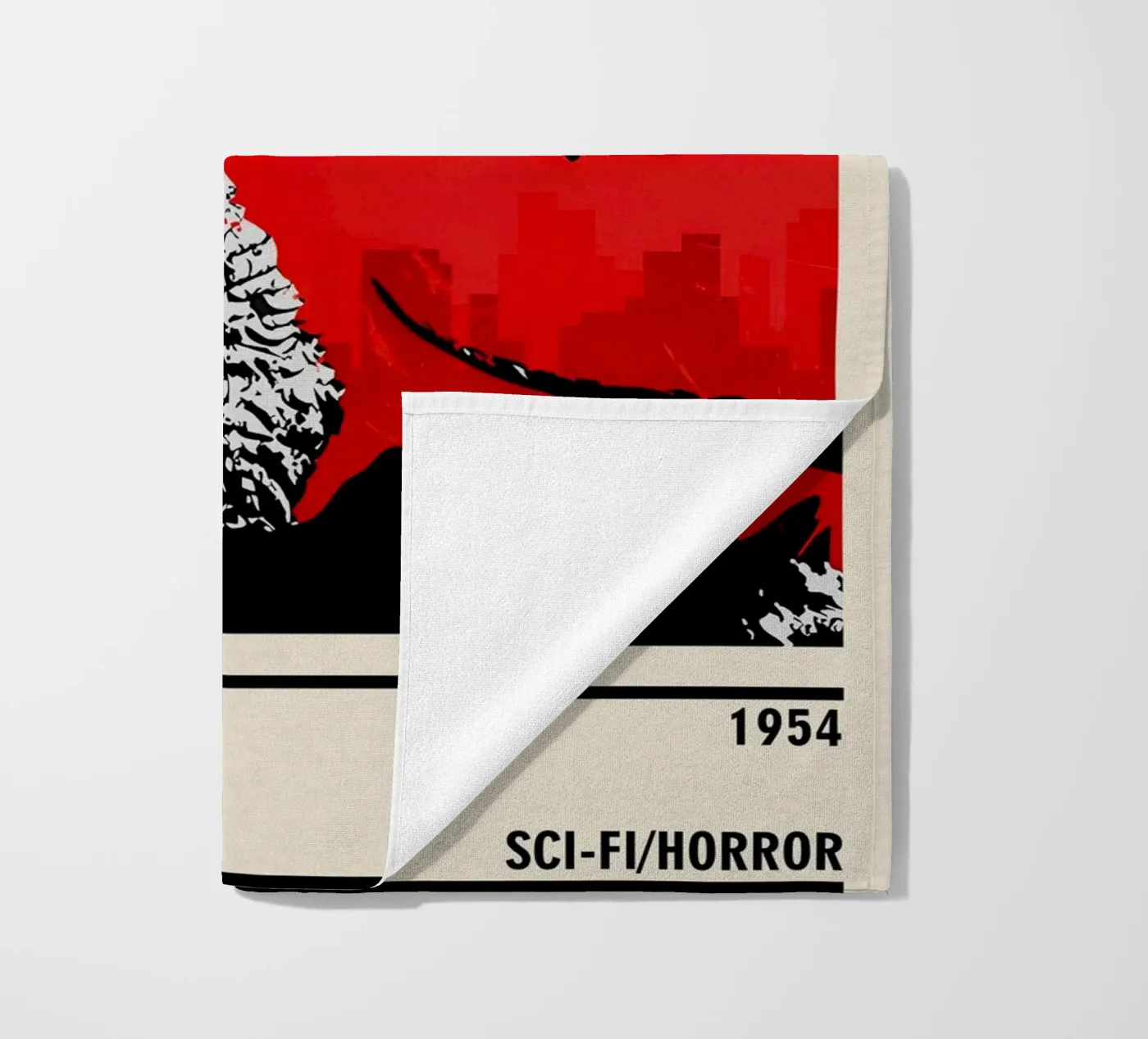 Godzilla beach towel by TheArtstudio