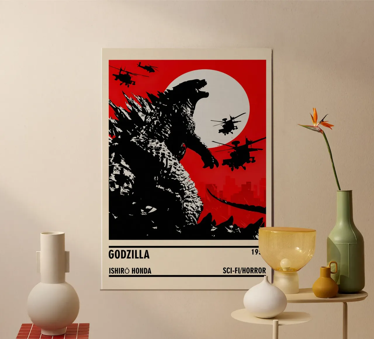 Godzilla carta hahnemühle da TheArtstudio