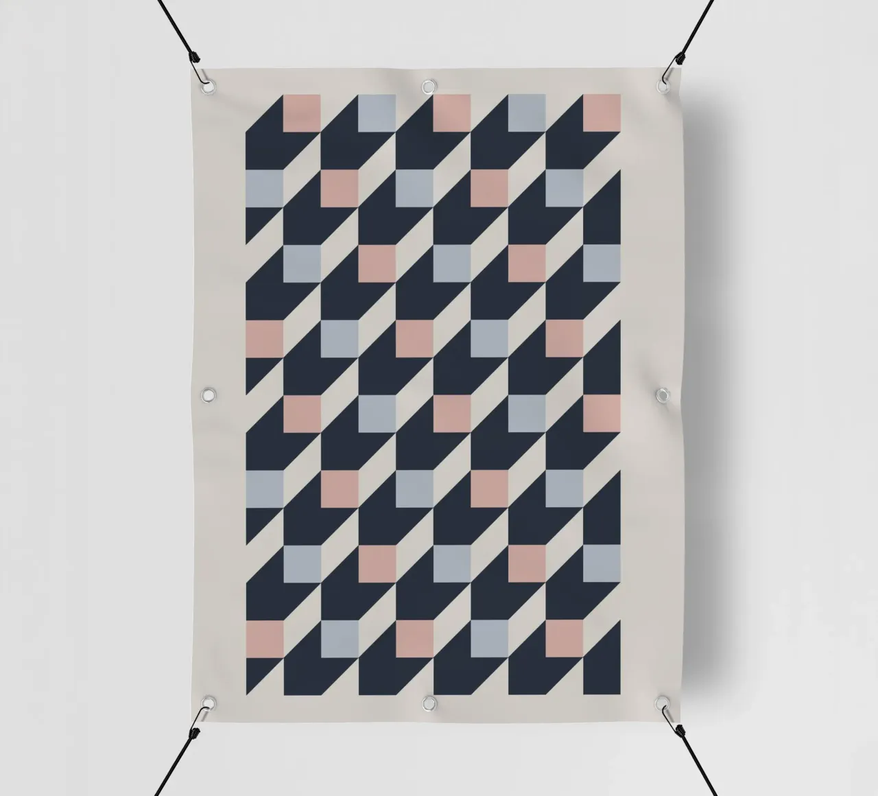 geometric pattern telo in pvc da ramosashop