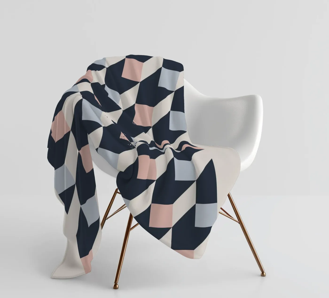 geometric pattern Fleecedecke von ramosashop