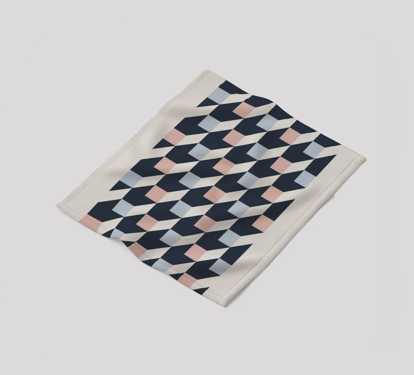 geometric pattern Fleecedecke von ramosashop