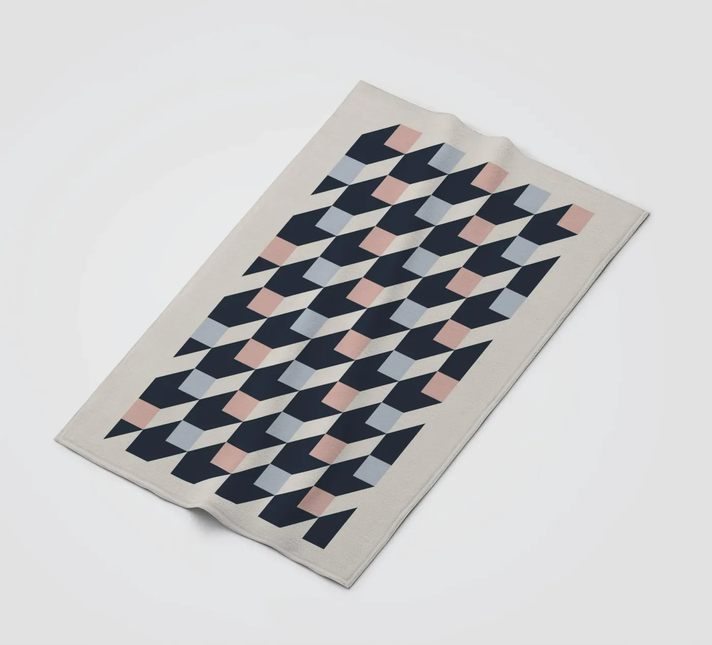 geometric pattern Fleecedecke von ramosashop