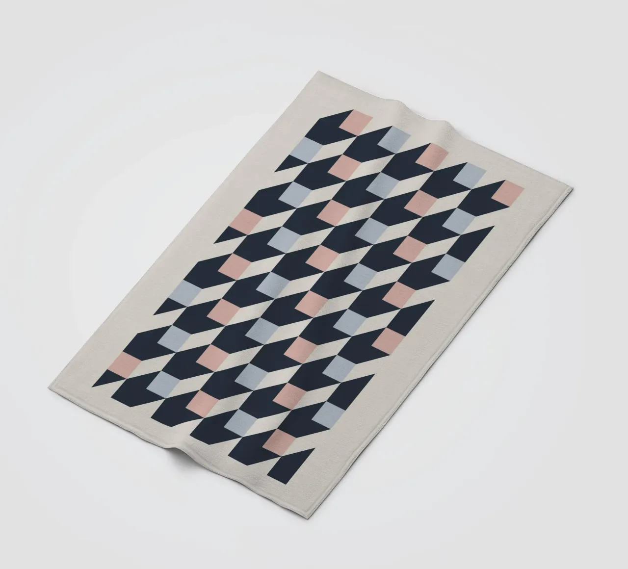 geometric pattern Fleecedecke von ramosashop