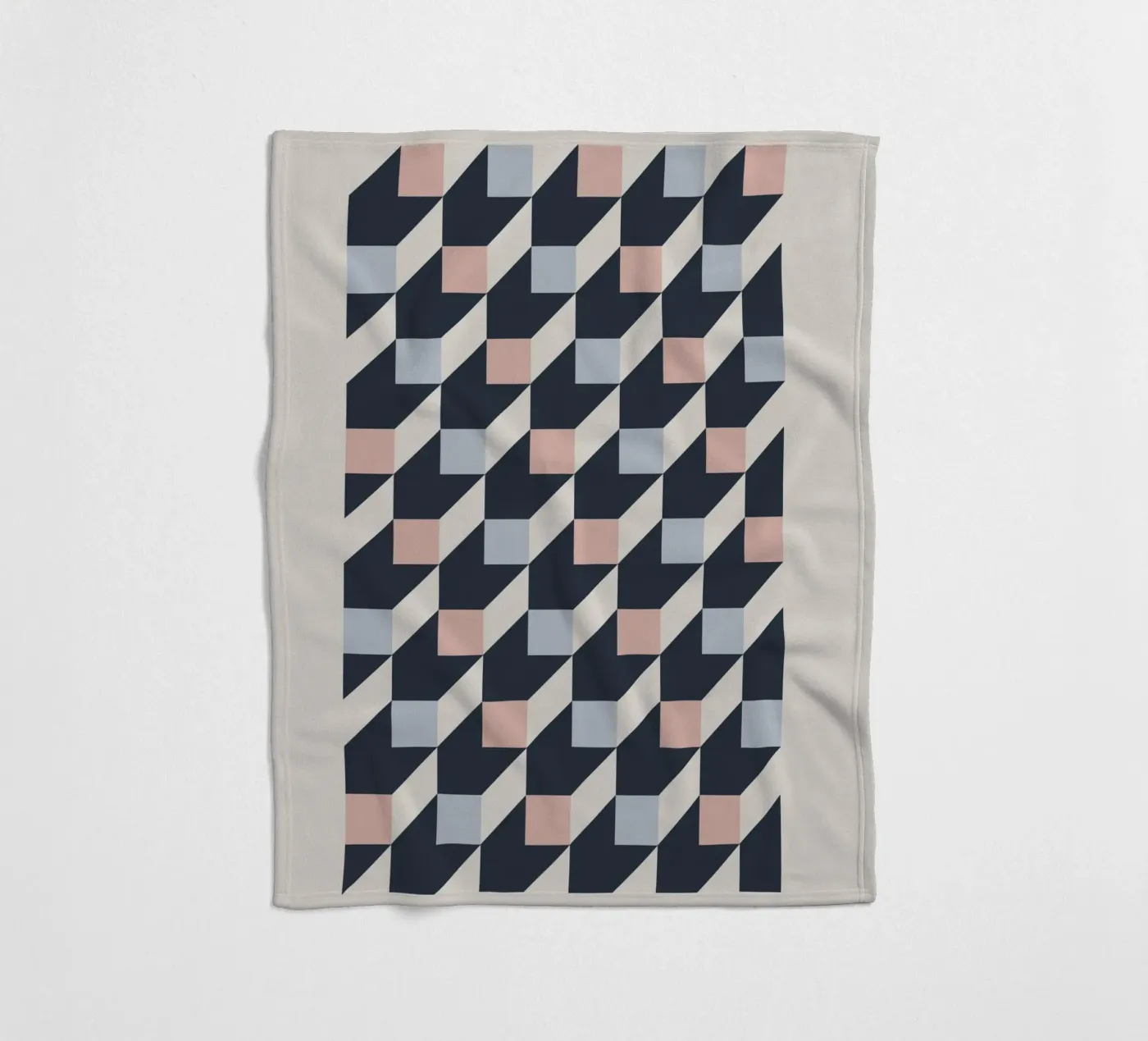 geometric pattern Fleecedecke von ramosashop