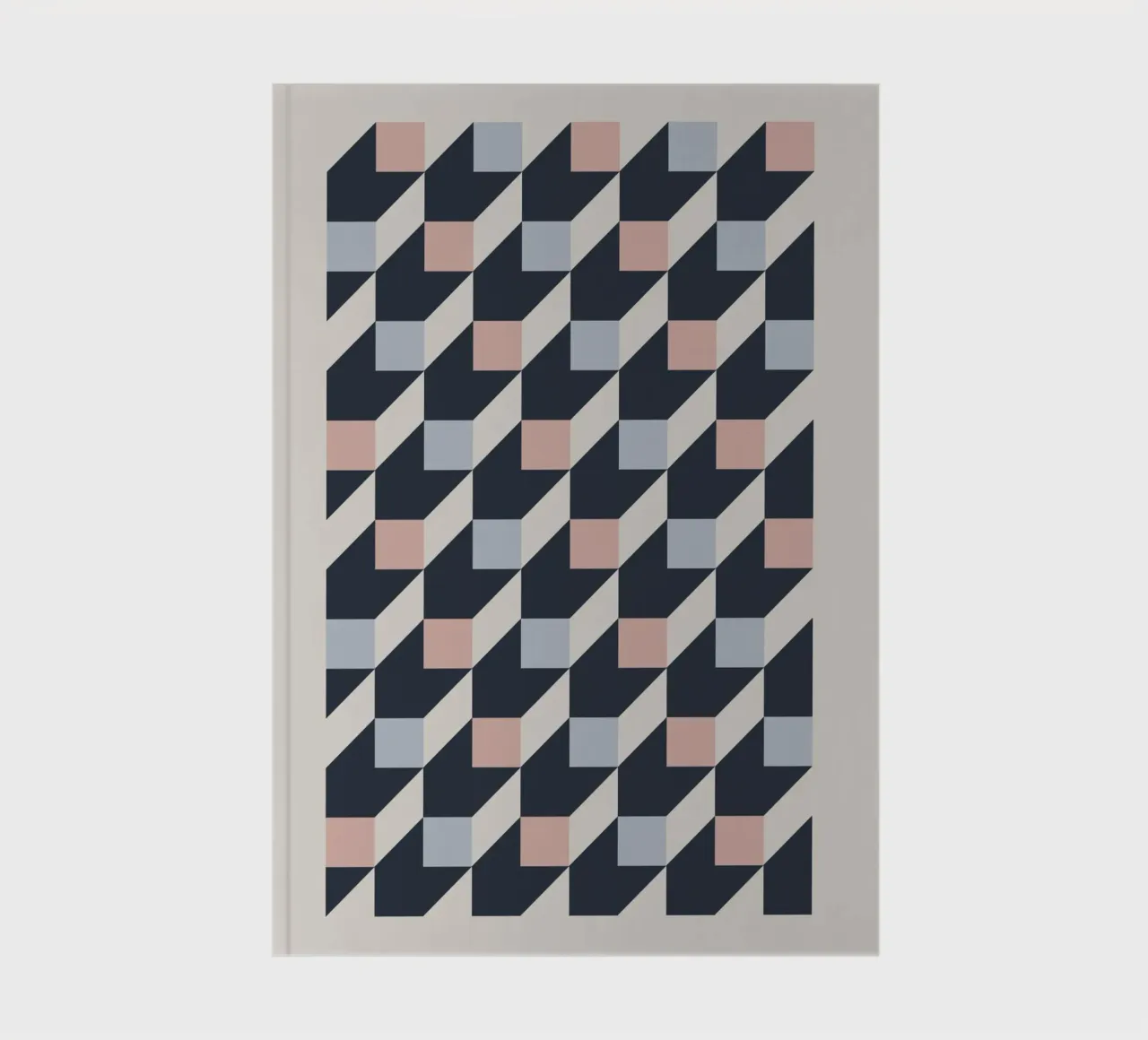 geometric pattern notebook by ramosashop