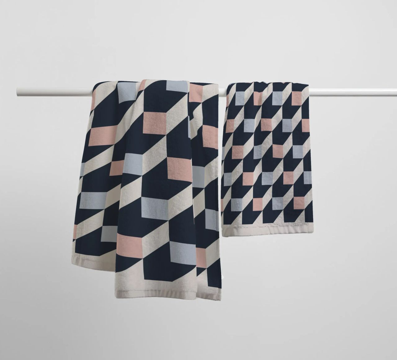 geometric pattern asciugamano da bagno da ramosashop