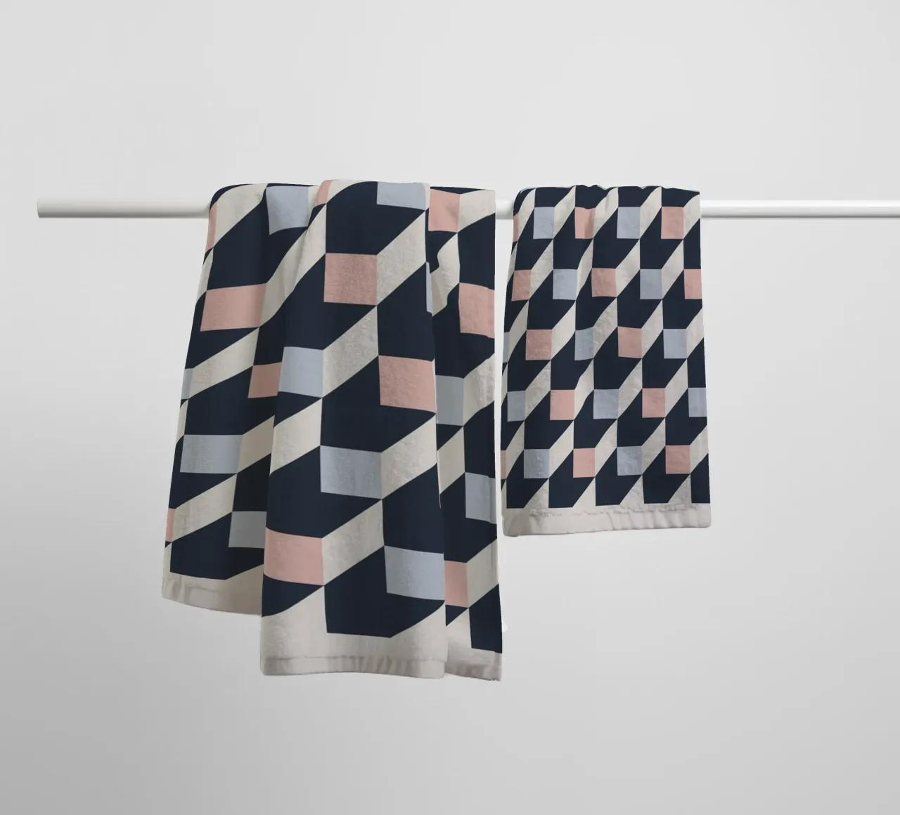 geometric pattern badhanddoek van ramosashop