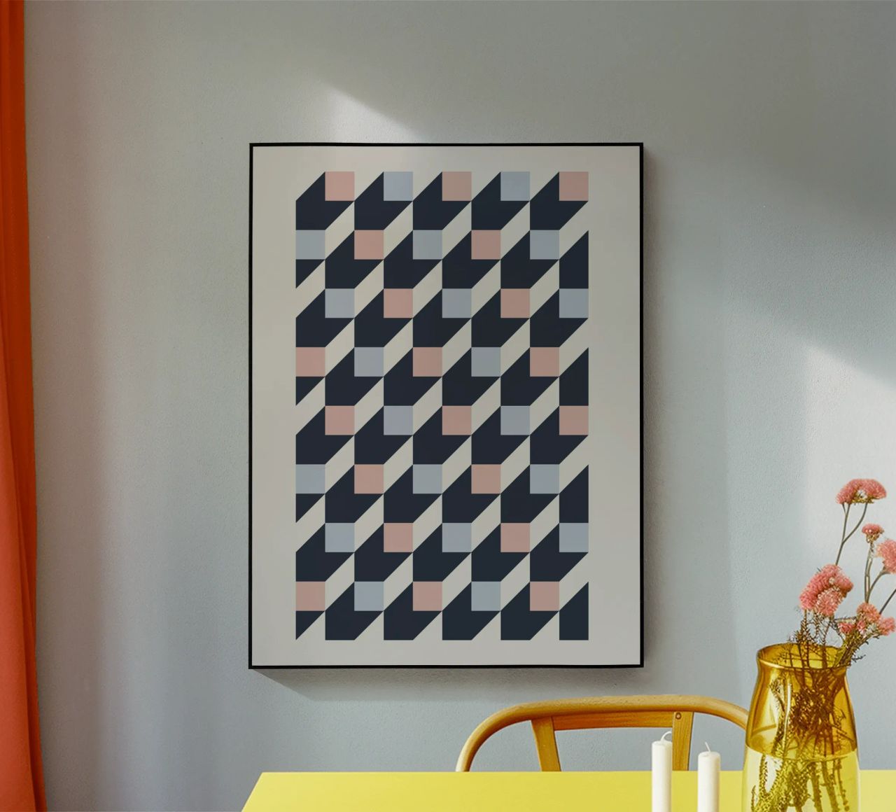 geometric pattern plexiglass da ramosashop