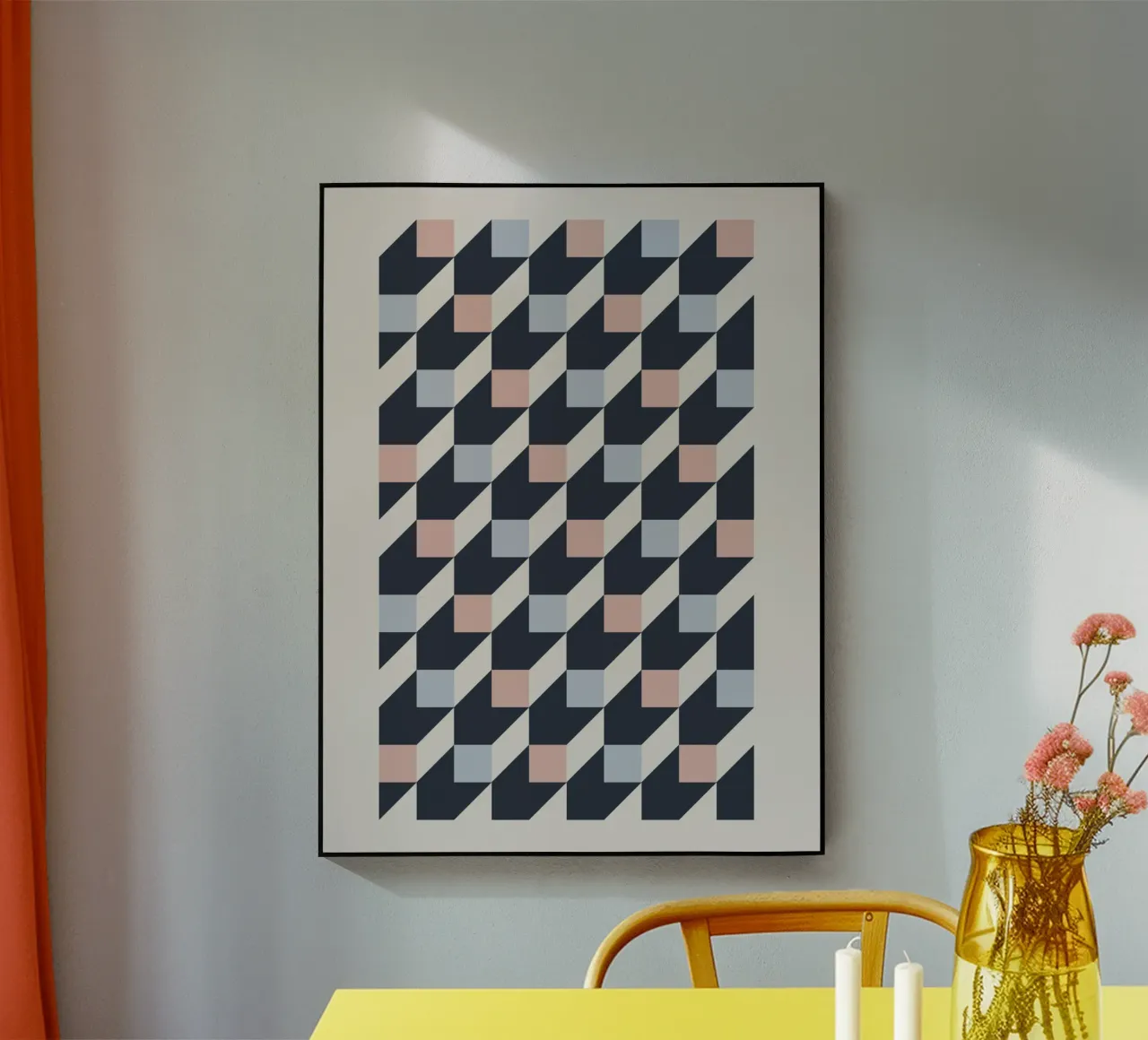 geometric pattern plexiglass da ramosashop