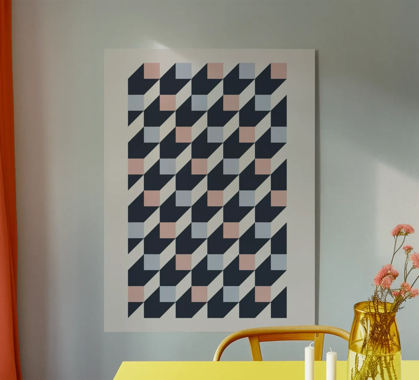 geometric pattern Acryl-Glas von ramosashop