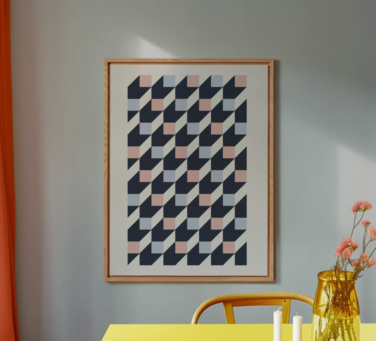 geometric pattern alluminio dibond da ramosashop