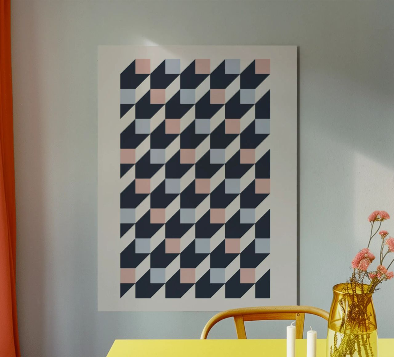 geometric pattern alluminio dibond da ramosashop