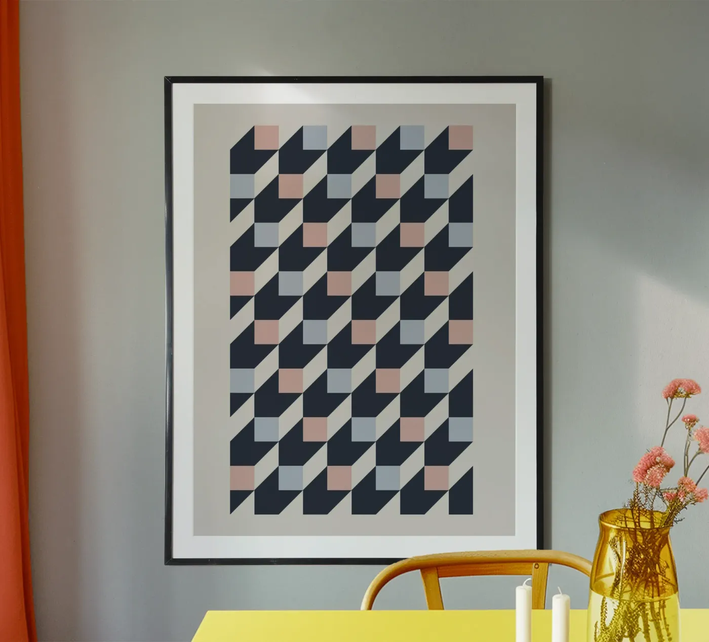 geometric pattern poster da ramosashop