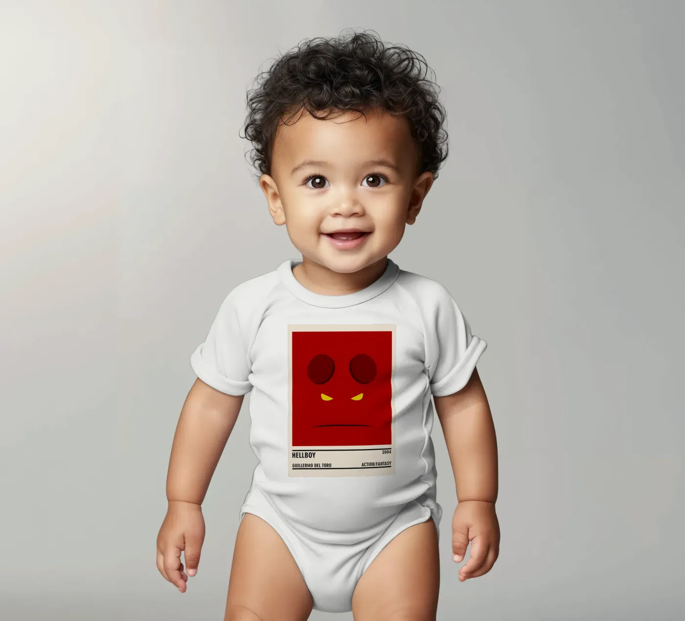 Hellboy Kurzarm Babybody von TheArtstudio