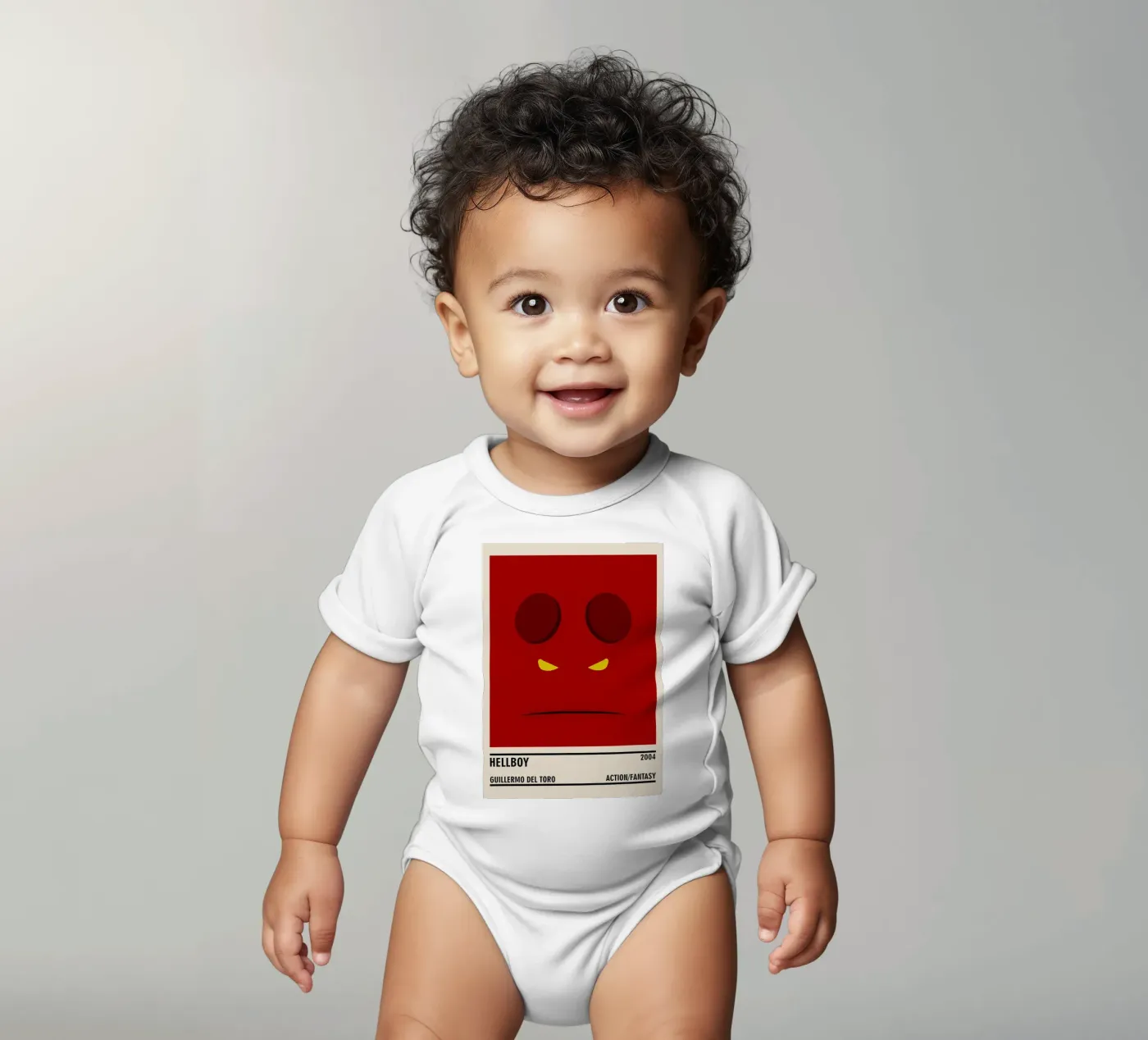 Hellboy Kurzarm Babybody von TheArtstudio