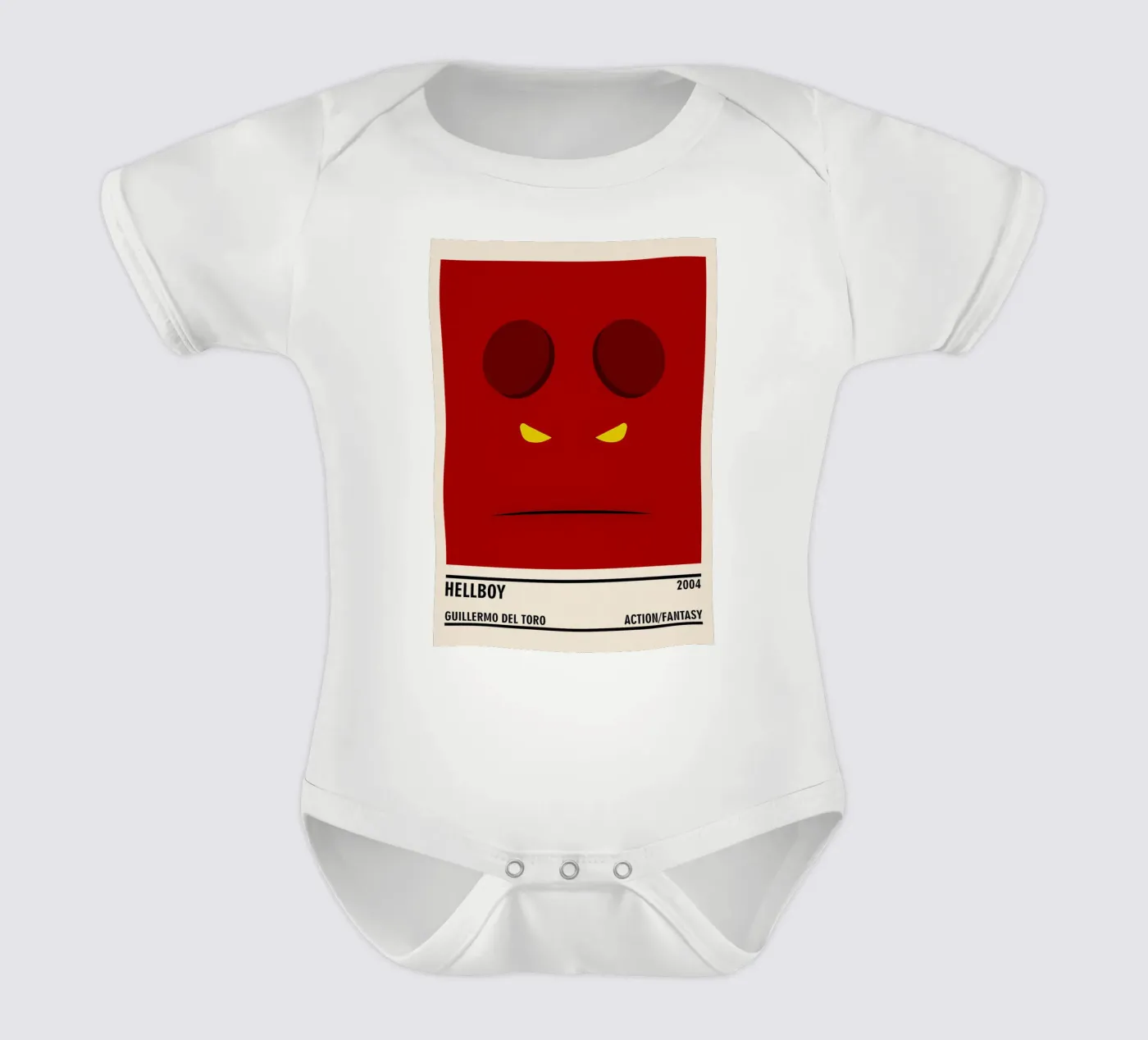 Hellboy Kurzarm Babybody von TheArtstudio