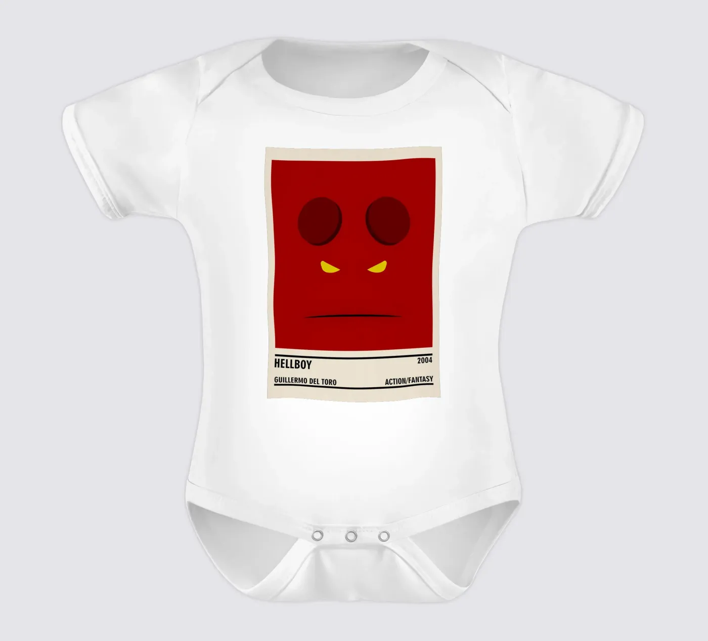 Hellboy Kurzarm Babybody von TheArtstudio