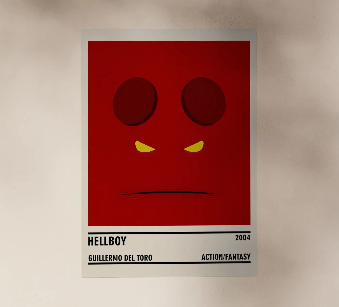 Hellboy Backlit Folie von TheArtstudio