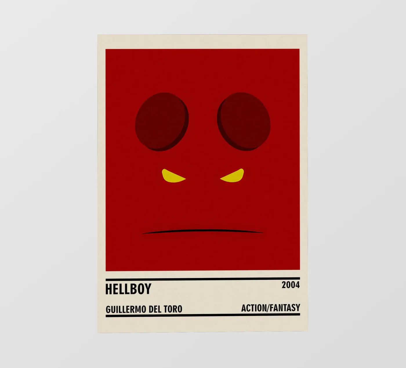 Hellboy Backlit Folie von TheArtstudio