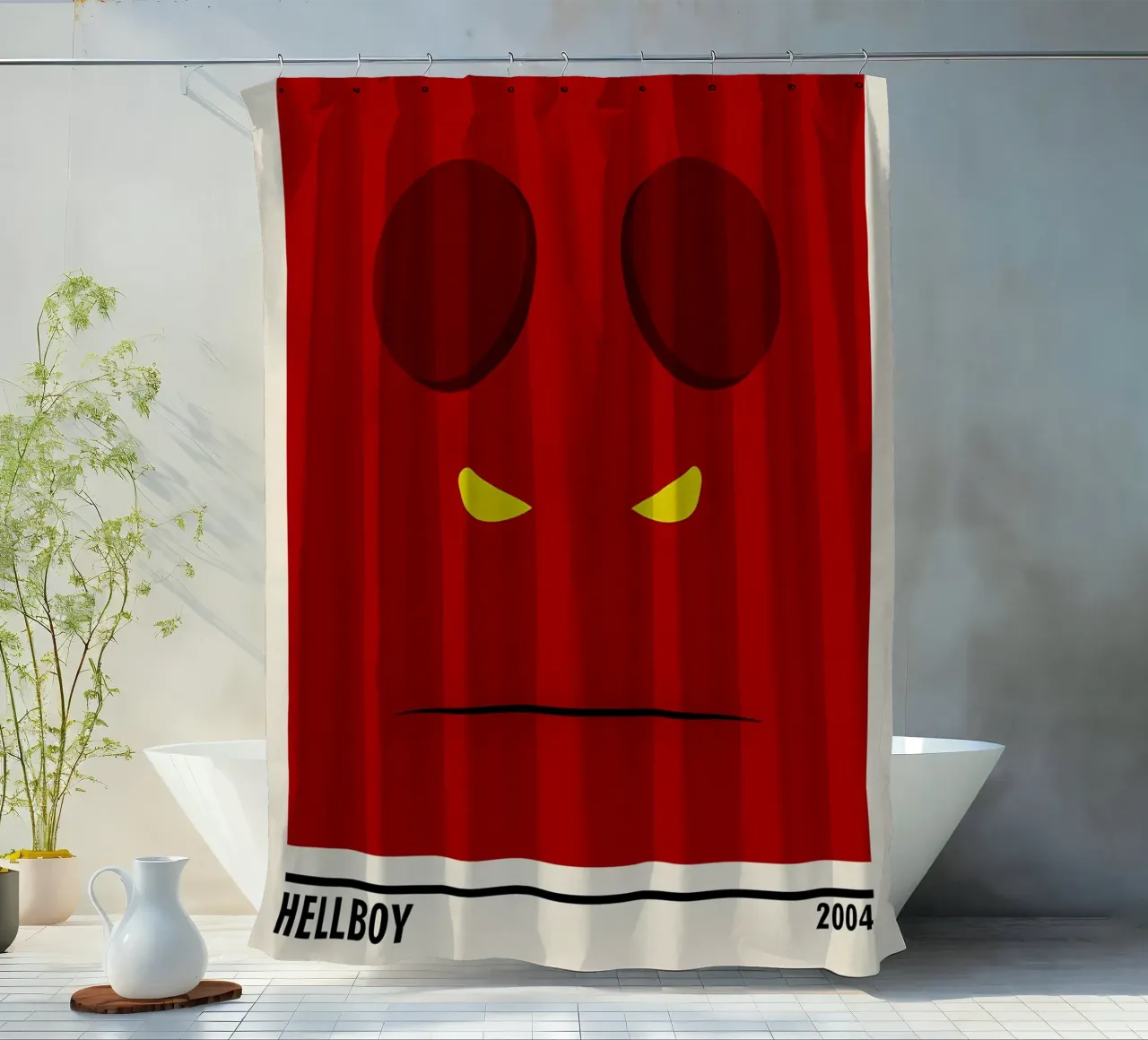 Hellboy douchegordijn van TheArtstudio
