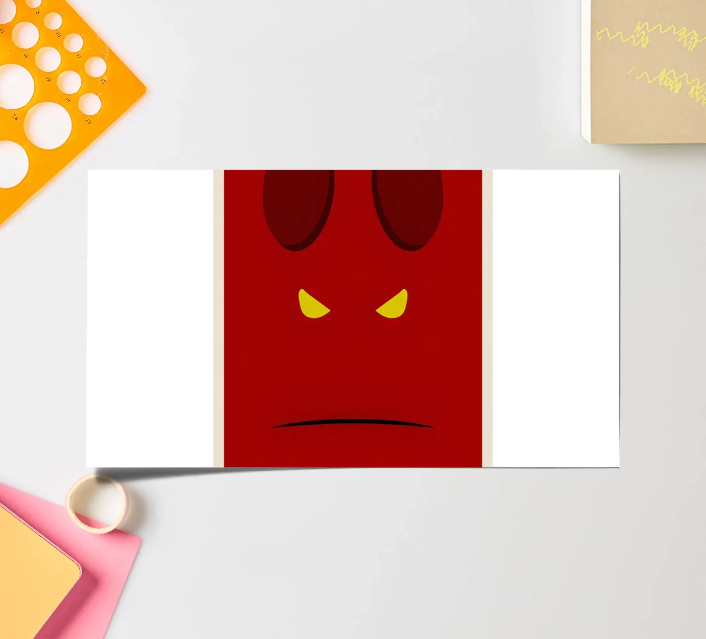 Hellboy foglio adesivo da TheArtstudio