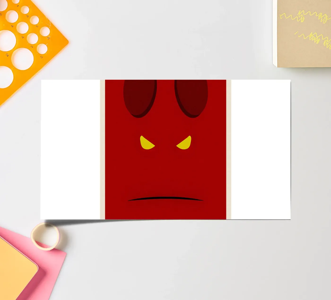 Hellboy planche autocollant de TheArtstudio