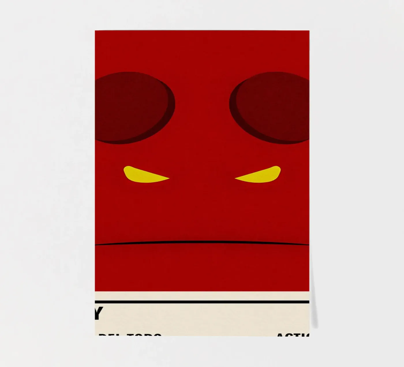 Hellboy planche autocollant de TheArtstudio