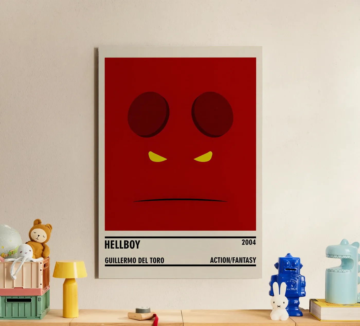 Hellboy alluminio dibond da TheArtstudio