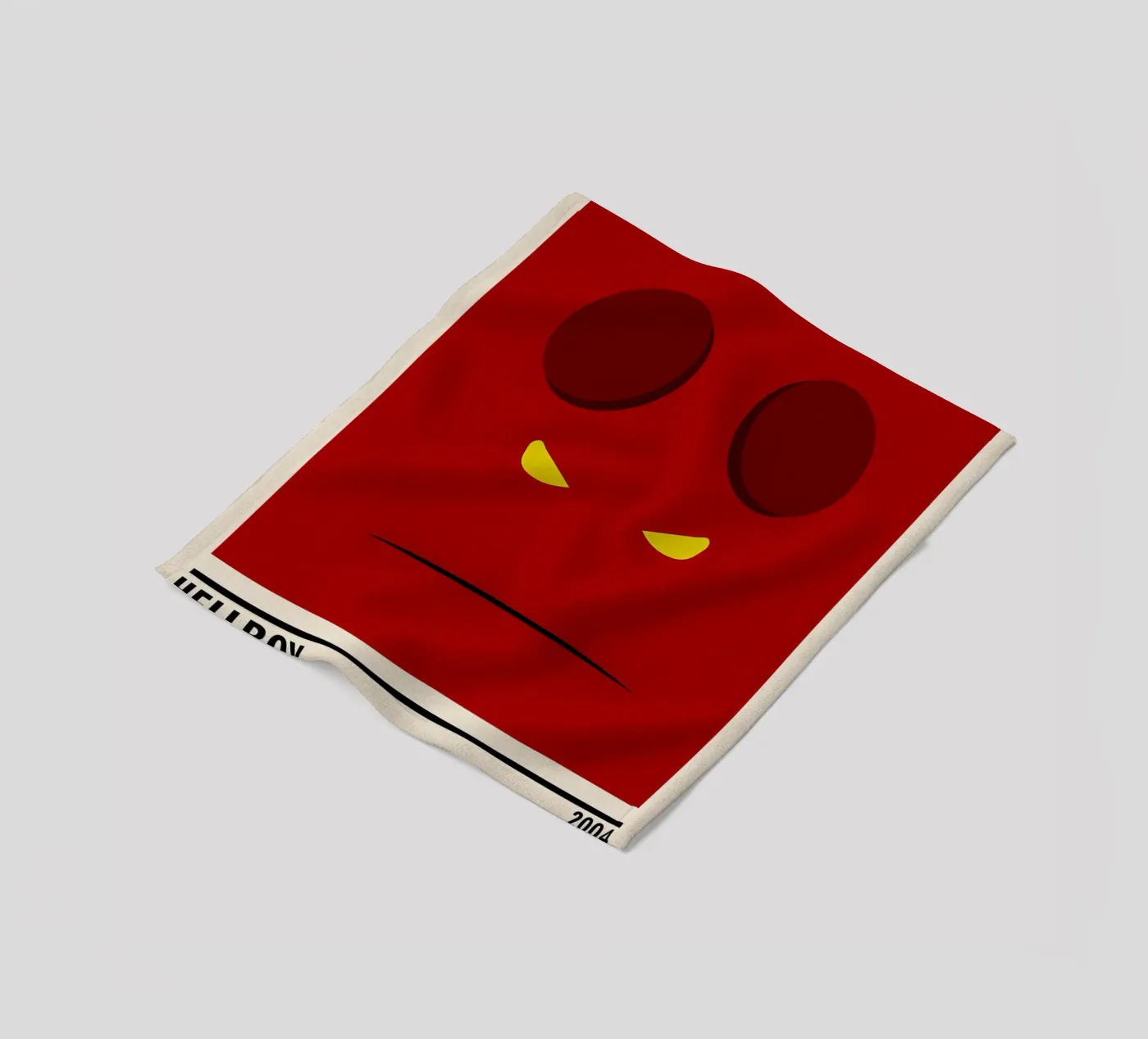 Hellboy fleece blanket by TheArtstudio
