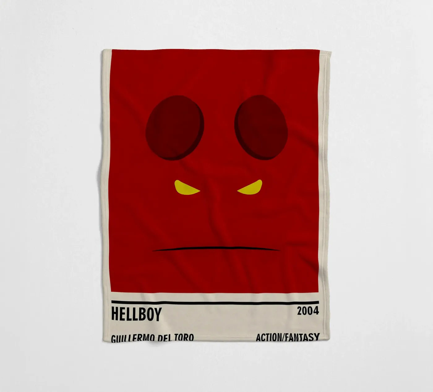 Hellboy fleece blanket by TheArtstudio