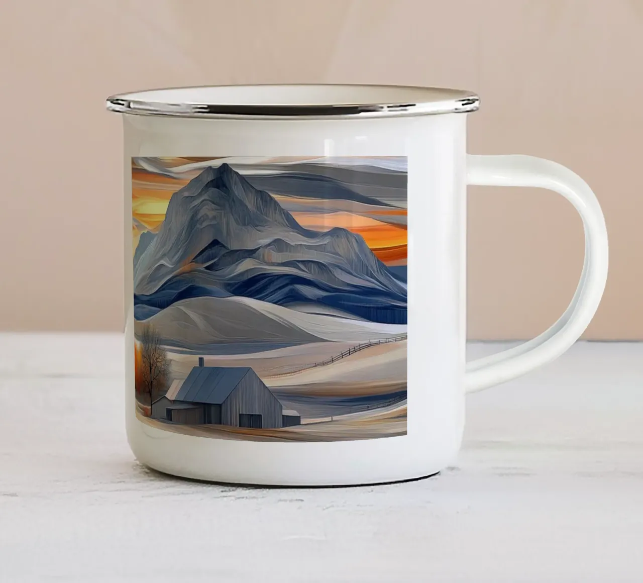 Raked tazza in smalto da Art Unleashed
