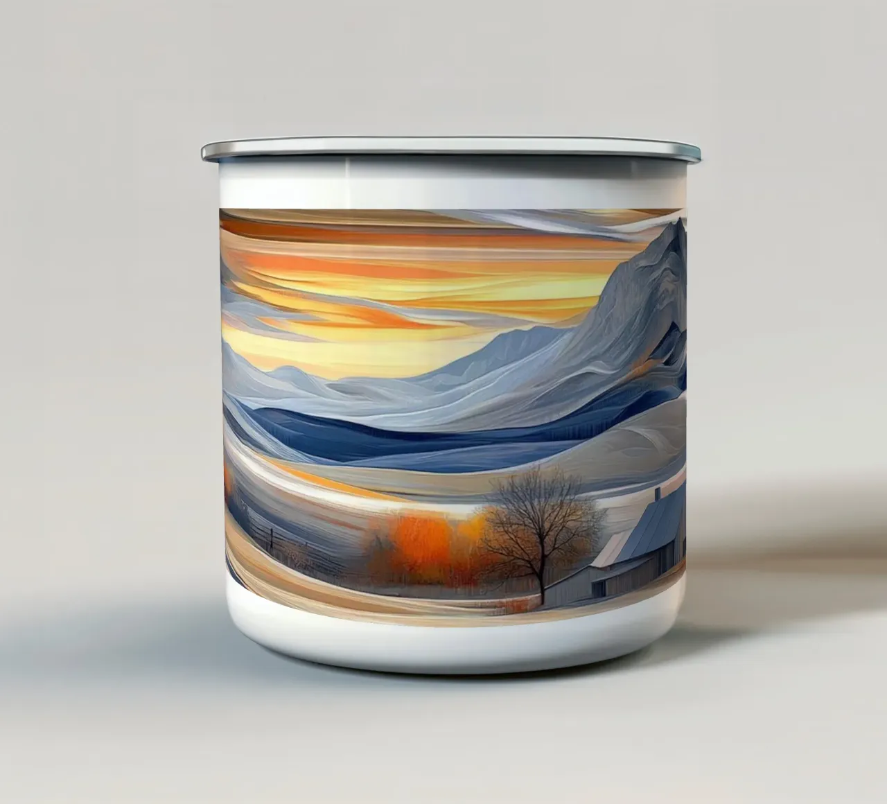 Raked tazza in smalto da Art Unleashed